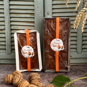 Cake orange et noix - Ferme Les 2 Noix'elles à Mainzac en Charente