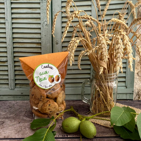 Cookies noix et chocolat - Ferme Les 2 Noix'elles à Mainzac en Charente