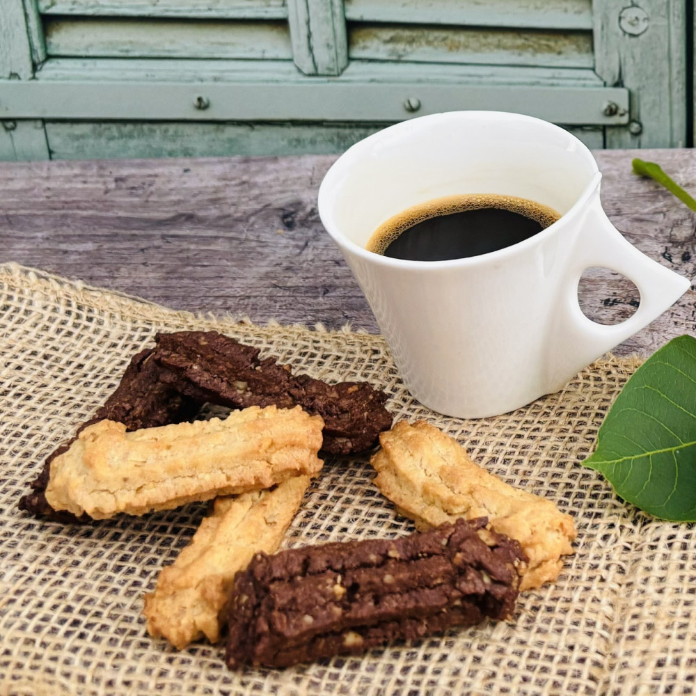 Spritz aux noix et au chocolat - Ferme Les 2 Noix'elles à Mainzac en Charente